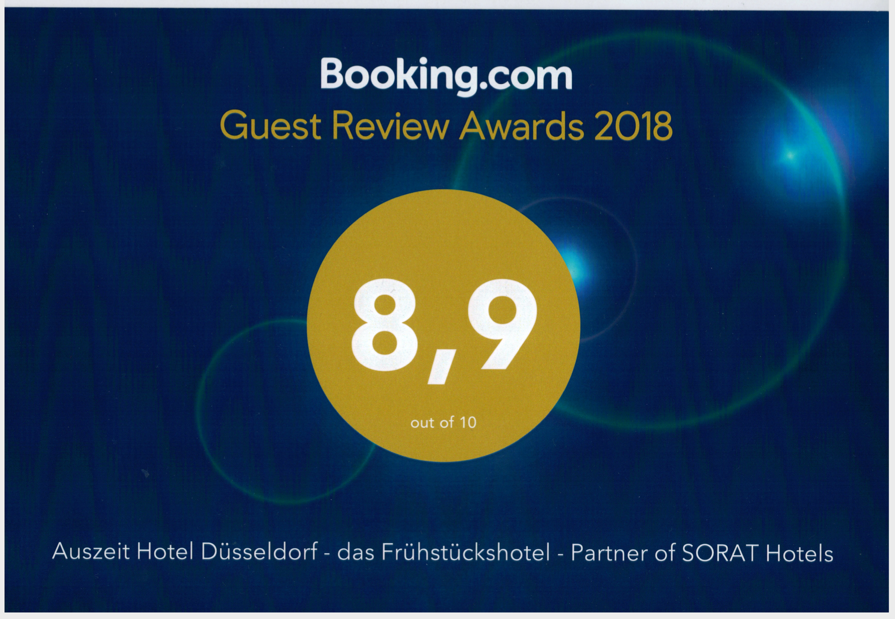 Booking - Guest review Award 2018